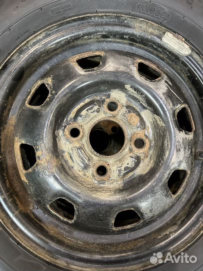 Диски 4х100 r13 с резиной Accent/Spectra