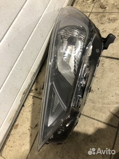 Передняя левая фара хендай солярис 2 рестайлинг
