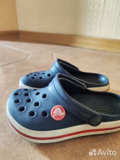 Crocs C8 синие детские