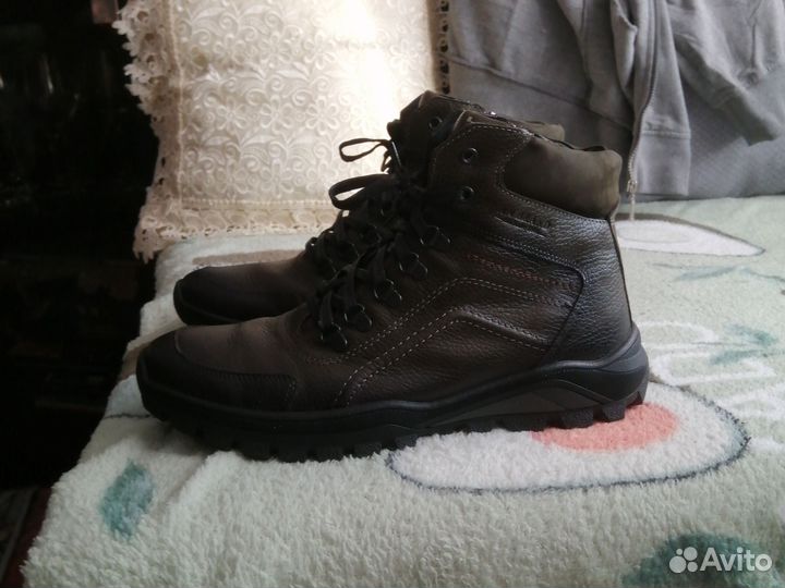 Ботинки зимние натуральная кожа натуральный. Мех