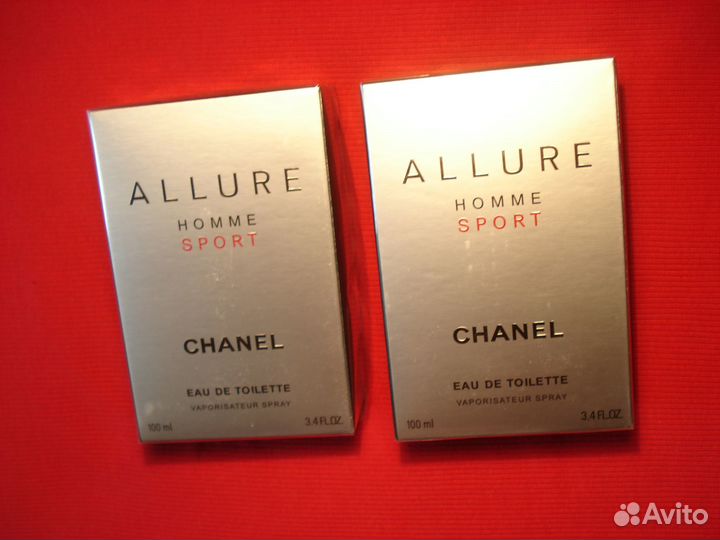 Туалетная 2шт Chanel Allure Homme Sport Оригиналы