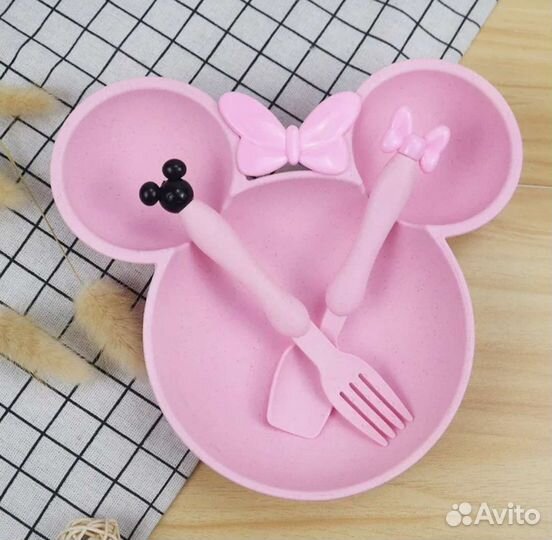 Набор детской посуды Микки-маус