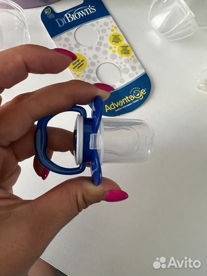Соска пустышка Dr Brown’s 0-6 месяцев