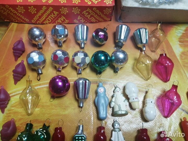 Елочные игрушки СССР набор малютка