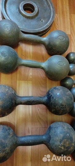 Гантели чугунные СССР