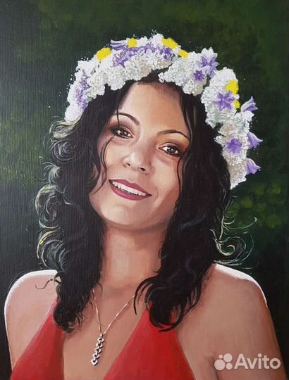 Художник, портрет, роспись одежды