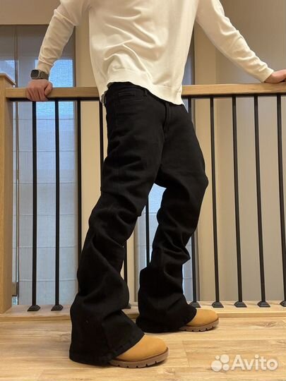 Джинсы клеш y2k мужские