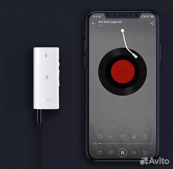 Bluetooth ресивер для наушников Baseus BA03