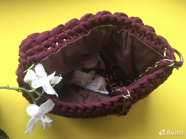 Сумка женская вязаная