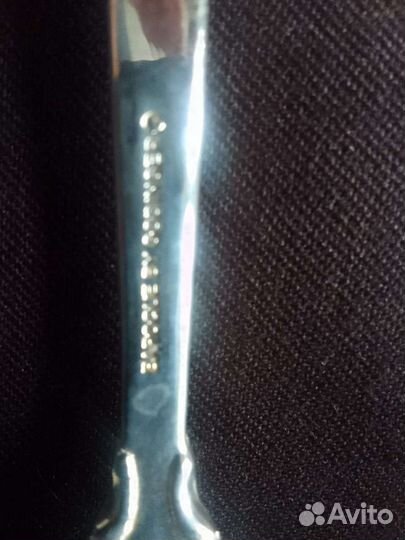 Посеребренный новый набор столовых приборов