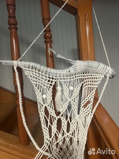 Гамак для кошек макраме