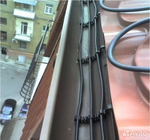 Обогрев кровли, водостока, желоба, ступеней