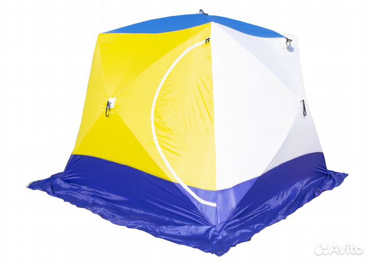 Палатка стэк куб-4, трехслойная, новые доставка