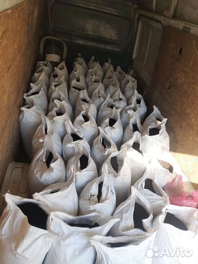 Земля чернозем в мешках