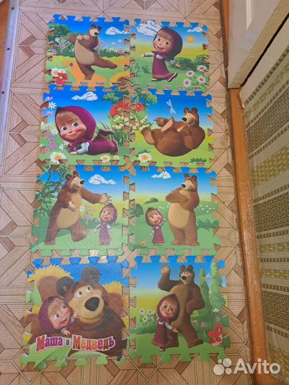 Пазл Маша и медведь