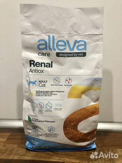 Корм Alleva Renal для кошек 1,5 кг