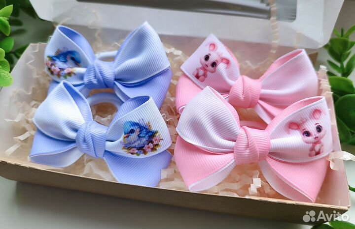 Подарочный набор, банты, резинки