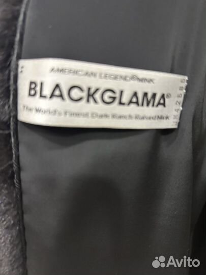 Шуба норковая блэклама blackglama