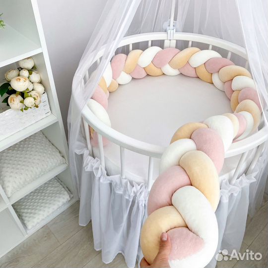 Бортик косичка в наличии