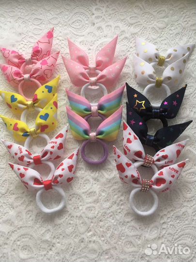 Бантики резиночки для волос
