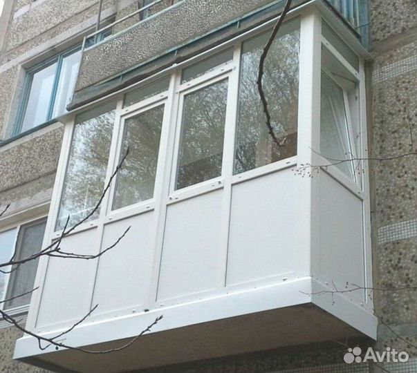 Остекление балконов и лоджий под ключ S6536