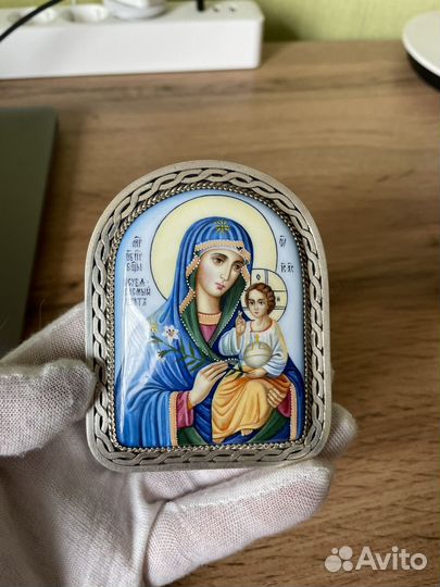 Икона в окладе 925 серебра