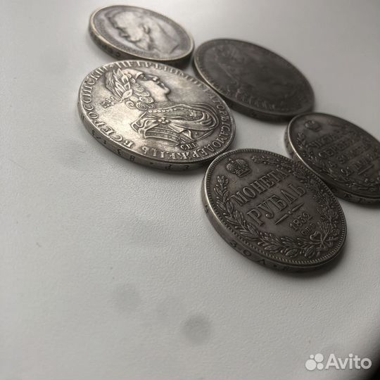 Старинные серебряные монеты