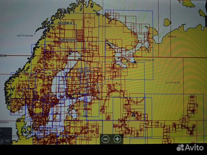 Карта глубин Navionics 52XG + 44XG + Черное Море