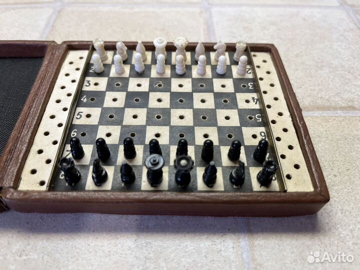 Шахматы дорожные ленточмех 60-х Ленинград