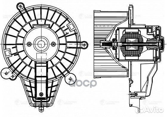 Электровентилятор отопления LFh03631 luzar
