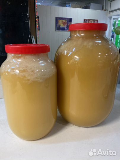 Мёд натуральный разнотравье и цветы 1.5л, 3л