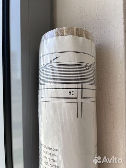Бамбуковая рулонная штора