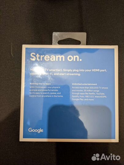 Google Chromecast 2nd Gen - новый