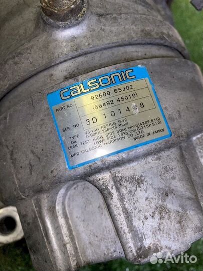 Компрессор кондиционера SR18DE Nissan Primera P10