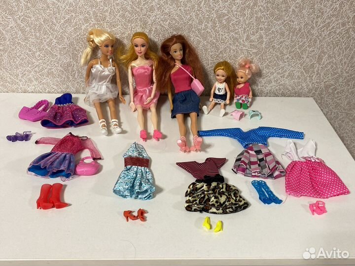 Куклы барби пакетом