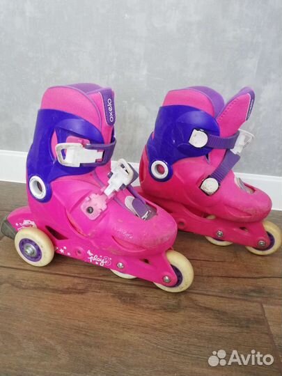 Ролики раздвижные б/у 28-30р