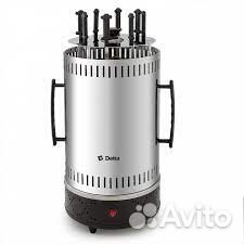 Шашлычница Delta DL-6701 1200 Вт 8 шампуров