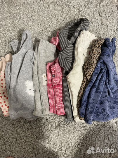 Вещи на девочку разный размер
