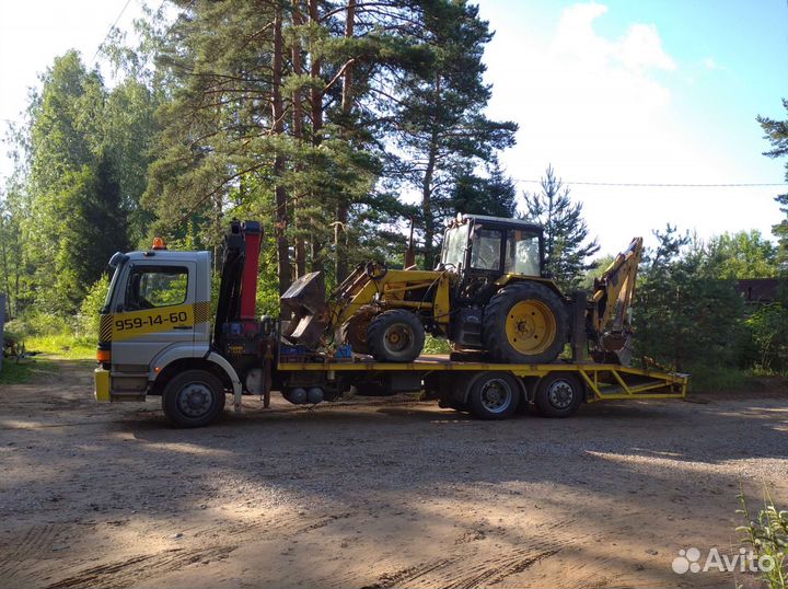 Эвакуатор грузовой - трал, перевозка спецтехники