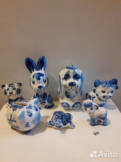 Гжель-6: звери и гады