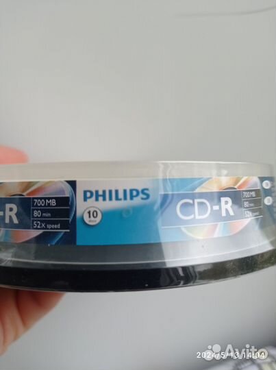 Диски cd-r Philips