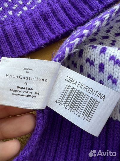 Комплект шапка и шарф для девочки