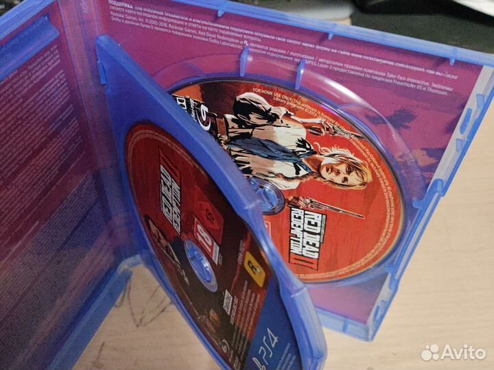 Red Dead Redemption 2 ps4 2 диска