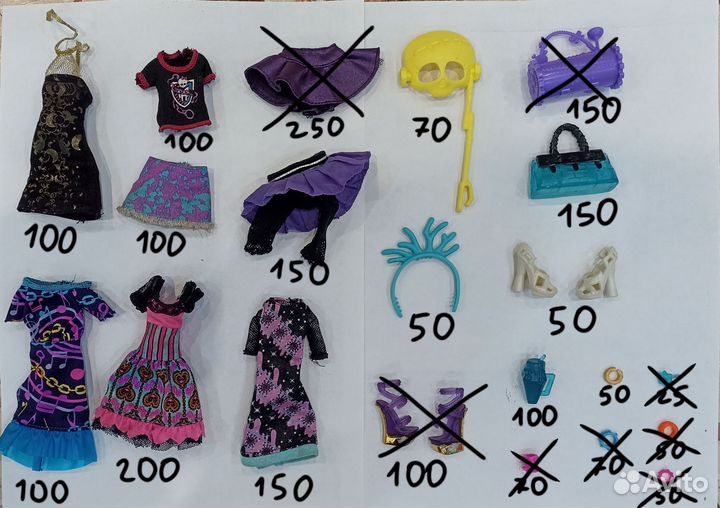 Одежда и аксессуары от монстер хай