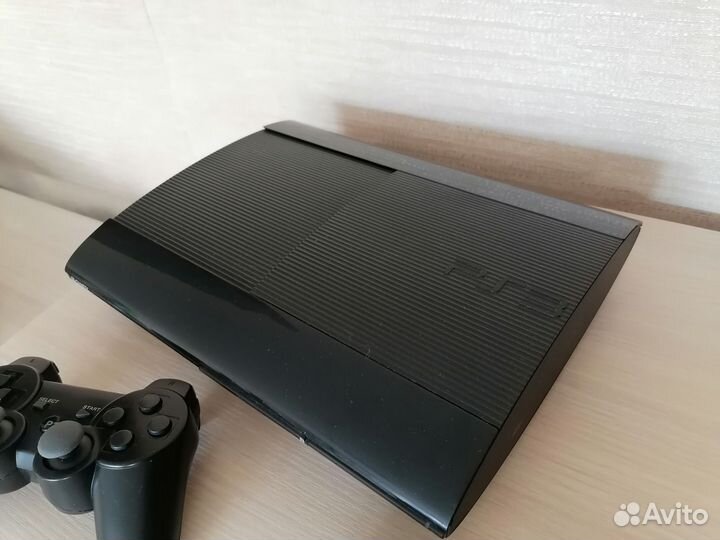 PS3 500gb+2джоя,999игр Прошита