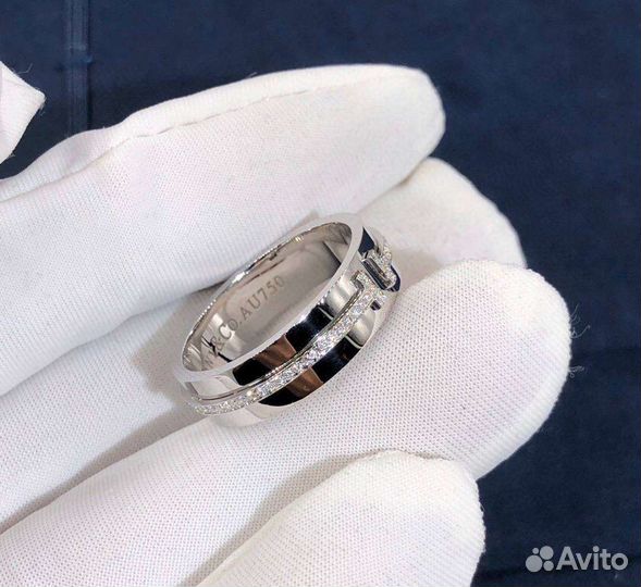 Золотое кольцо Тиффани 6.4гр 0.3ct