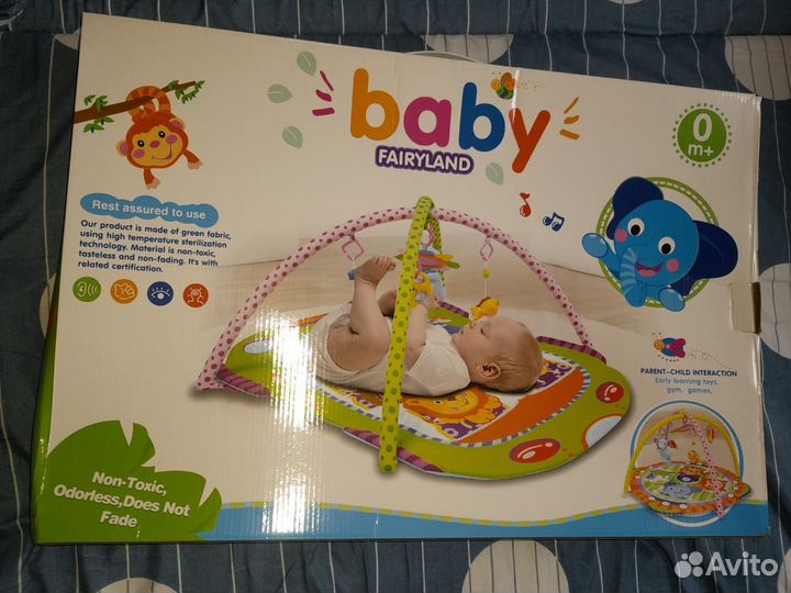Детский игровой коврик б/у