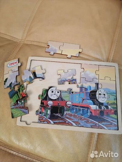 Деревянные паззлы для детей