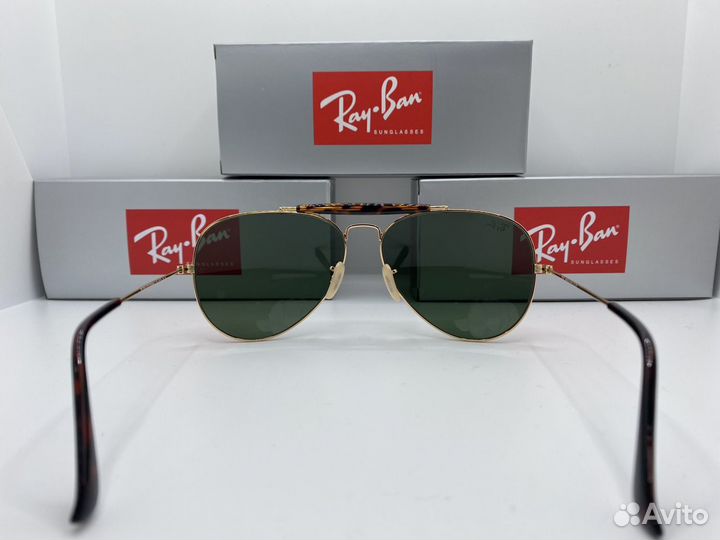 Очки Ray Ban outdoorsman 3029 черепаховая оправа