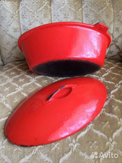 Казан чугунный / утятница СССР